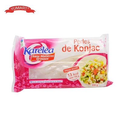 طهي منخفض الكربوهيدرات شيراتاكي كونجاك Noodle منخفض السكر نصف شفاف